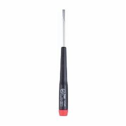 Wiha 26040 Screwdriver, 5/32 in Slotted, Chrome Vanadium Molybdenum Steel Shank, 6.7 in OAL, Cadmium Free Plastic Handle, Hard Polished Chrome