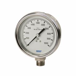 WIKA 9744916 232.54 Dry Pressure Gauge, 60 psi, 1/4 in NPT Connection, 2-1/2 in Dial, +/- 2-1-2 %