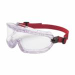 Honeywell Safety 11250800 Direct Vent Protective Goggles, Anti-Fog Clear Polycarbonate Lens, 99.99 % UV Protection, Elastic Strap, ANSI Z87.1-2003, CSA Z94.3