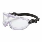 Honeywell Safety 11250810 Indirect Vent Protective Goggles, Anti-Fog Clear Polycarbonate Lens, 99.99 % UV Protection, Neoprene Strap, ANSI Z87.1-2003, CSA Z94.3