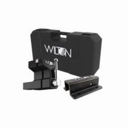 Wilton 10015 All-Terrain Vise Bench Vise With Carrying Case, V-Groove Jaw, 5-3/4 in Jaw Opening, 6 in W Hardened Steel Jaw, 5 in D Throat