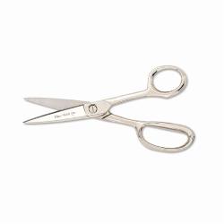 CRESCENT Wiss Inlaid 1DSN Industrial Shear, 2-3/4 in L of Cut, 8-1/8 in OAL, Sharp Tip, Knife Edge, High Carbon Steel Blade, Carbon Steel Handle, Right Hand