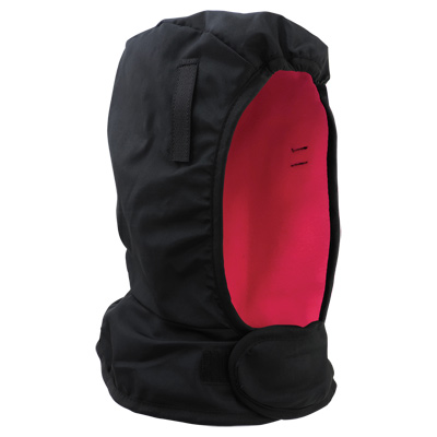 Bullhead Safety Winter Liners Shoulder-Length Red Fleece Winter Liner One Size