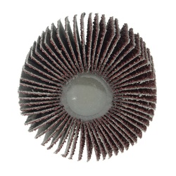 Wolverine 30732 Coated Abrasive Flap Wheel, 2 in Dia Wheel, 1 in W Face, 1/4 in Dia Shank, 40 Grit, Coarse Grade, Aluminum Oxide Abrasive