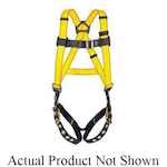 Workman 10152656 Arc Flash Harness, Standard, 400 lb Load, Nylon Strap, Qwik-Fit Leg Strap Buckle, Steel Hardware, Black