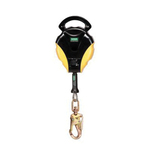 Workman 10120724 Self-Retracting Lanyard, 400 lb Load Capacity, 30 ft L, Stainless Steel Line, 1 Legs, Snap Hook Anchorage Connection, 36CS Swivel Snap Hook Harness Connection Hook, Specifications Met: ANSI Z359.14-2012, CSA Z259.2.2, OSHA Approved