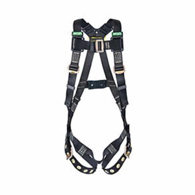Workman 10152633 Arc Flash Harness, Standard, 400 lb Load, Nylon Strap, Tongue Leg Strap Buckle, Stainless Steel Hardware, Black