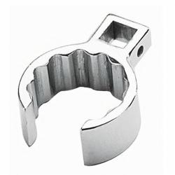 Wright Tool 1080 Ball Locking Flare Nut Crowfoot Wrench, 1-1/8 in Wrench, 1/2 in Drive, 12 Points, 1-5/32 in OAL, ASME B107.100, Polished Chrome