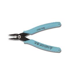 Xcelite 378MN Thin Long Reach Plier, Serrated/Straight Steel Jaw, 1-1/4 in L x 17/32 in W Jaw, 5-1/2 in OAL, 3/64 in W Tip