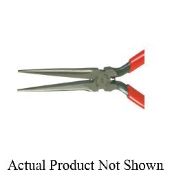 Xcelite 57CGVN Standard Plier, Serrated/Straight Forged Alloy Steel Jaw, 1-7/8 in L x 15/32 in W Jaw, 5.6 in OAL, 1/16 in W Tip