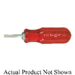 Xcelite 600VN 4-Way Pocket Extra Long Screwdriver/Nutdriver, #1, 3/16 in Phillips/Slotted Point, 4-27/32 in OAL