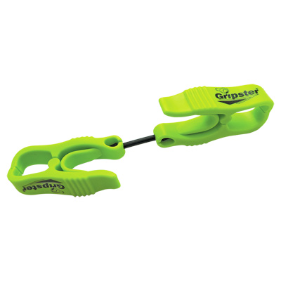 Gripster Dual-Ended High-Visibility Yellow/Green Utility Clip One Size