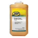 Zep 1046475 Orange Classic Hand Cleaner With Pumice, 1 gal, Bottle Package, Liquid, Pleasant, Orange