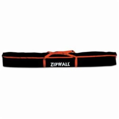 ZipWall CB1 Dust Wall Barrier Carry Bag, 5 ft L, For Use With Dust Barrier System Poles, Polyester Coated, Black/Red Trim