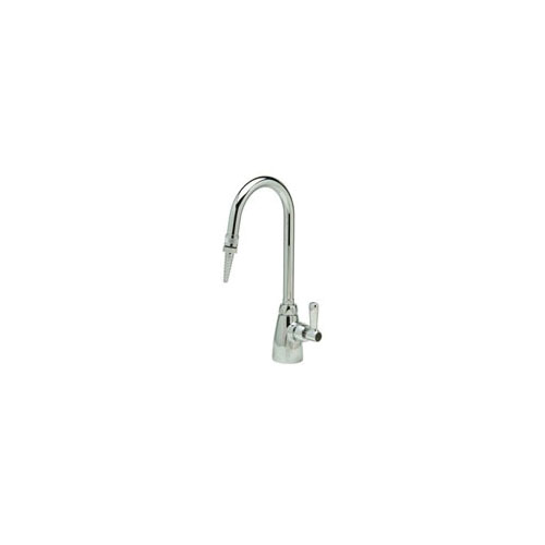 Zurn AquaSpec Z825B1-6F Single Laboratory Faucet With Serrated Nozzle, Polished Chrome, 1 Handle, Commercial