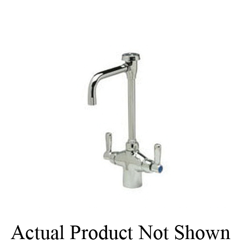 Zurn AquaSpec Z826U1-XL Double Laboratory Faucet With Vacuum Breaker, Polished Chrome, 2 Handles, Commercial