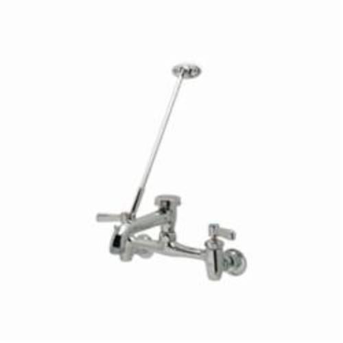 Zurn AquaSpec Z843M1-XL Service Sink Faucet With Spout, Wall Mount, 2 Handles, 8 in Center, Polished Chrome