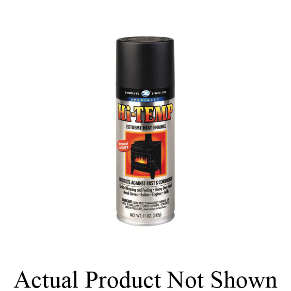 Zynolyte Z630 High Temperature Spray Paint, 16 oz Container, Aluminum, 40 sq-ft Coverage